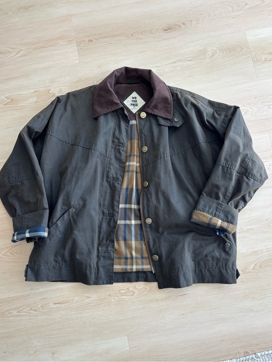 Free People Jackets & Blazers - Free People Cori Waxed Cotton Jacket